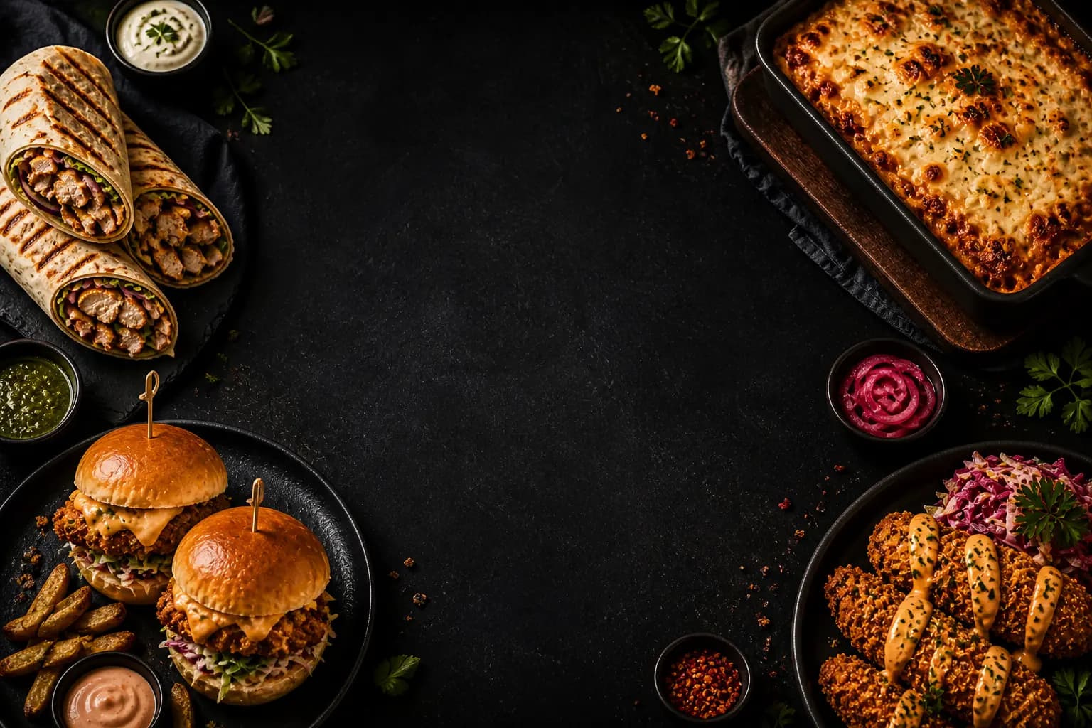 Flavour Fusion catering spread